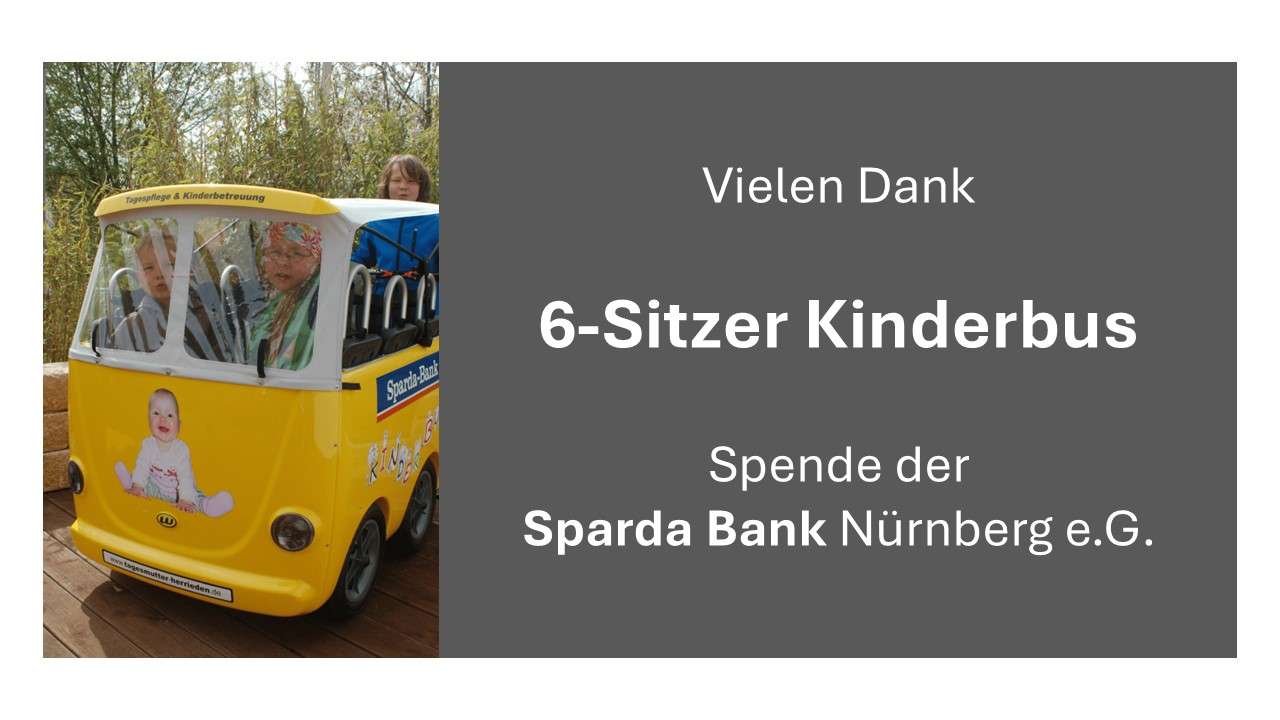Spende für einen Kinderbus (6 Sitze)